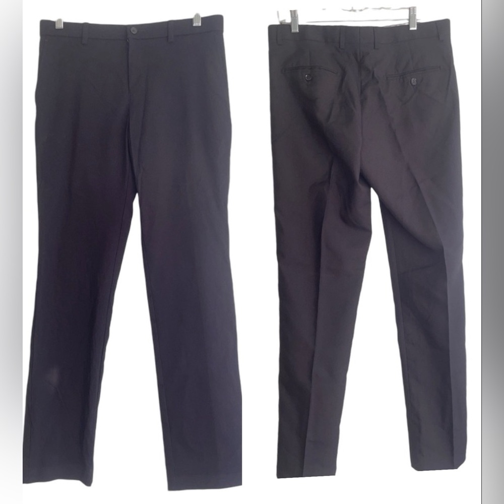 NWOT Talia Black Flat Front Men's Pants Size 31
